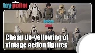 Fix It Guide - Cheap and easy De-yellowing Star wars figures - Toy Polloi