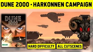 DUNE 2000 - HARKONNEN CAMPAIGN - HARD DIFFICULTY - NO COMMENTARY LONGPLAY WITH CUTSCENES - 1080P
