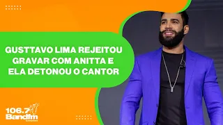 Anitta teria detonado Gusttavo Lima após cantor rejeitar gravar música juntos