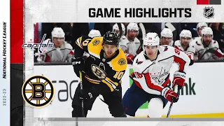 Capitals @ Bruins 4/11 | NHL Highlights 2023