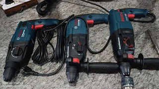 unboxing gbh 2-20 & unboxing gbh 2-24 DRE & unboxing gbh 2-26DRE  bosch professional rotary hammer