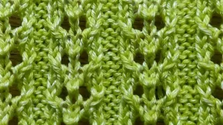 Easy lace stitch pattern