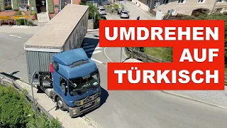 Türkischer Sattelzug scheitert vor Burghausener Tor