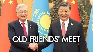 Retracing BRI's origins with Kazakhstan, Xi promotes more co-op in talks with Tokayev ahead of forum