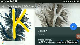 Reading the ABC's from Space / from Google Earth