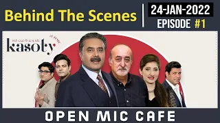 Open Mic Cafe with Aftab Iqbal | BTS  | 24 January 2022 | Episode 1 | GWAI