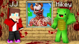 Killer Clown Outside the Window Sneaked into the House of JJ and Mikey in Minecraft - Maizen