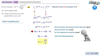 3.13 - Solving Exponential Equations