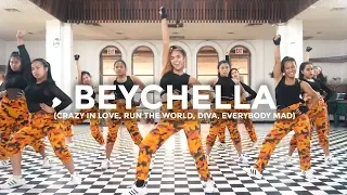 Beyoncé Remix - Crazy In Love, Run The World, Diva, Everybody Mad (Dance Video)