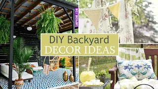 12 Budget Friendly DIY Backyard Decor ideas