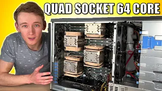 The Quad Socket 64 Core Opteron Monster – The Most Insane Desktop PC