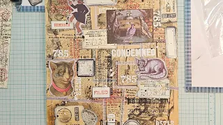 MASTER BOARD - start to finish for the ODDITIES JOURNAL