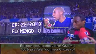 Edilson Capetinha sendo humilhado no Mineirão