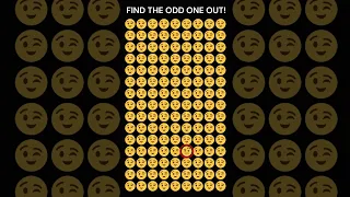 🔍 Can You Spot the Odd Emoji? Test Your Eyesight with Emoji Challenge! #short #viral #trending