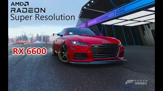 Radeon Super Resolution (RSR) Benchmark Test on RX 6600 Ultra Quality Setting Forza Horizon 4