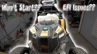 Cub Cadet Riding Mower Enduro XT2 Won't Start / Won't Stay Running 679cc EFI Fuel Injected 9Q78HUA