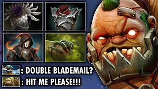 WTF Double Blade Mail Pudge 7.28 Ultra Burn Combo | Genius Pudge