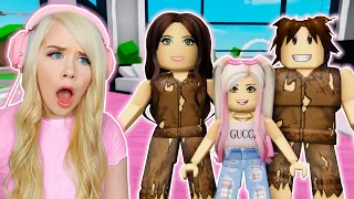 RICH BRAT GETS ADOPTED BY POOR FAMILY IN BROOKHAVEN! (ROBLOX BROOKHAVEN RP)