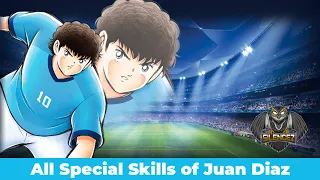 All Special Skills of Juan Diaz - Captain Tsubasa Dream Team