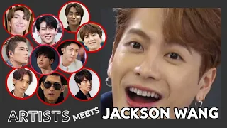 How is it like when they meet Jackson Wang?