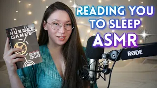 ASMR 📚 Reading You To Sleep 😴 Soft Spoken + Crinkly Page Flipping 📖 The Hunger Games
