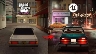 GTA Vice City Remake - Rockstar VS Teaserplay (Unreal Engine 4 vs Unreal Engine 5)