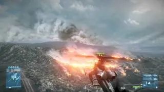 Battlefield 3 Falling heli takeover