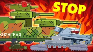 Stop an armored train - Cartoons about tanks