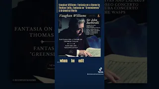 Vaughan Williams: Fantasia on a theme by Thomas Tallis ... REMASTERED (ct.rc.: Sir John Barbirolli)