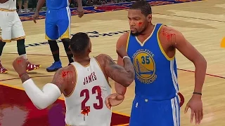 LEBRON JAMES FIGHTS KEVIN DURANT & STEPHEN CURRY