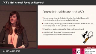 Not Criminally Responsible: Autism and Forensic Healthcare -Part 1- International research outcomes