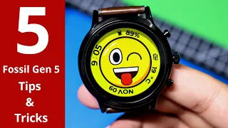 FOSSIL GEN 5! 5 Tips And Tricks That You Must Know