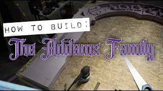 The Addams Family Musical Set TIME LAPSE | Set Building Tips and Tricks for Community Theatre