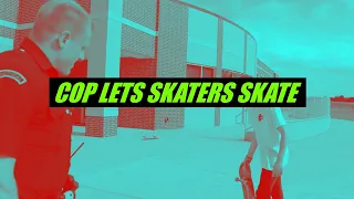 COP called on SKATERS | Skaters vs HATERS | COP LETS SKATERS SKATE | DFW Skateboarding