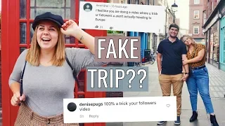 everyone thinks we faked our vacation on Instagram