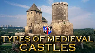 The different types of medieval CASTLES