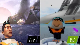 Subnautica trailer vs low budget trailer