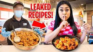 I Tested Panda Express LEAKED Recipes By EX EMPLOYEES!!