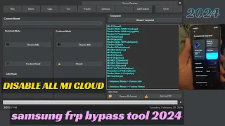 QUALCOMM SPD MTK REPAIR TOOL 2024 | MI Unlock tool l frp all samsung adb method