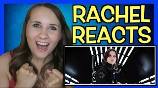 Rachel Reacts to Rogue One - A Star Wars Story Trailers || Adorkable Rachel