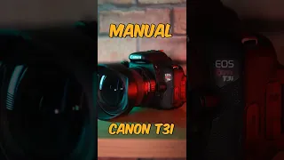 MODO MANUAL: Como habilitar | T3i #001 #canon #t3i #fotografia