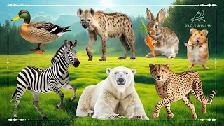 Baby farm animal moments: Duck, Hyena, Rabbit, Hamster, Zebra, Polar Bear & Cheetah - Animal Moments