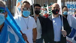 LA PROTESTA DELLA POLIZIA PENITENZIARIA DEL BASSONE:"PAURA ANCHE AL FEMMINILE"