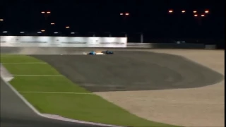 Alvaro Bautista crash 2010 Qatar