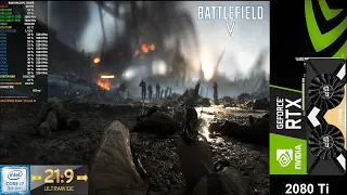 Battlefield V Ultra Settings 3440x1440 21:9 | RTX 2080 Ti | i7 8700K 5.3GHz