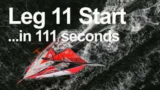 Leg 11 Start ...in 111 seconds | Volvo Ocean Race