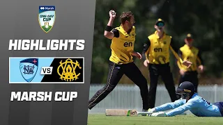 NSW v Western Australia | Marsh Cup Final 2023-24