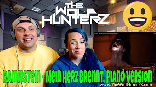 Rammstein - Mein Herz Brennt, Piano Version (Official Video) THE WOLF HUNTERZ Reactions