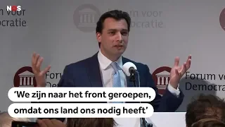 FORUM VOOR DEMOCRATIE: Bekijk hier de hele speech van Thierry Baudet