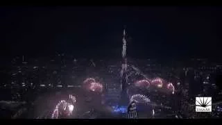 Downtown Fountain view - Dubai 2015 NYE - OFFICAL EMAAR - HD